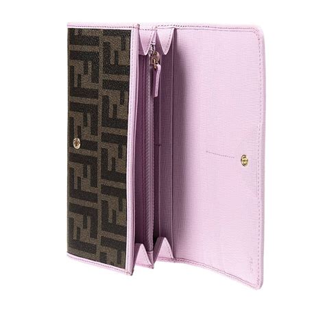 fendi pink woc|women's fendi wallets.